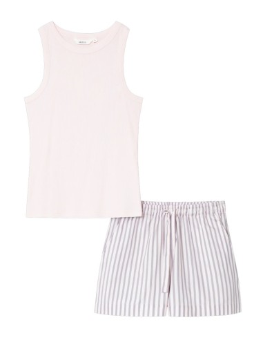 ARUELLE PIGIAMA DONNA SPALLE LARGHE E SHORTS -...