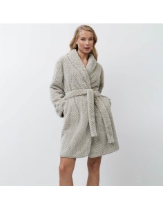 ARUELLE VESTAGLIA DA DONNA SCIALLATA IN PILE - ELA