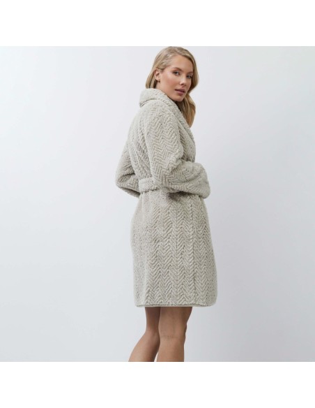 ARUELLE VESTAGLIA DA DONNA SCIALLATA IN PILE - ELA