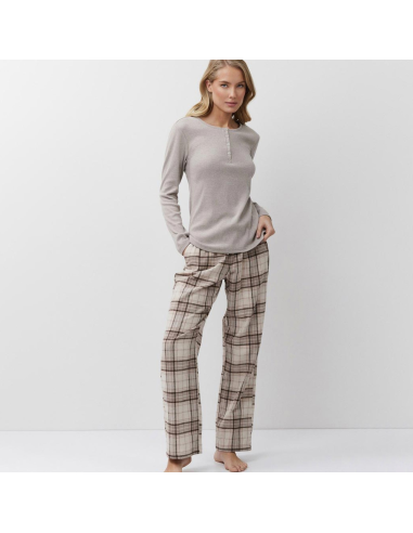 ARUELLE PIGIAMA DONNA SERAFINO MANICA LUNGA E...