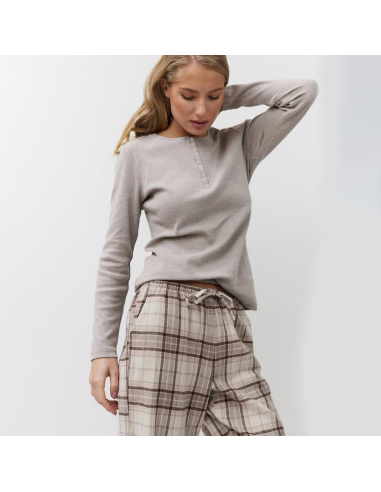 ARUELLE PIGIAMA DONNA SERAFINO MANICA LUNGA E...