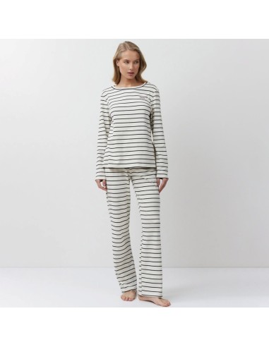 ARUELLE PIGIAMA DONNA GIROGOLA MANICA LUNGA E...