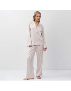 ARUELLE PIGIAMA APERTO DONNA MANICA LUNGA E PANTALONE...