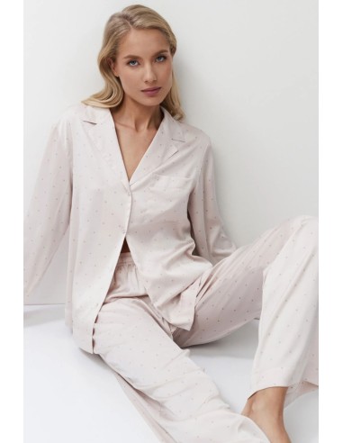 ARUELLE PIGIAMA APERTO DONNA MANICA LUNGA E...