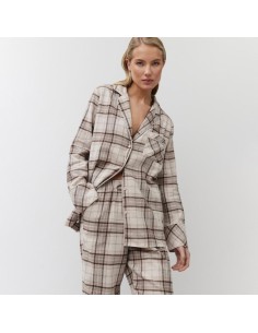 ARUELLE PIGIAMA APERTO DONNA MANICA LUNGA E PANTALONE... 2