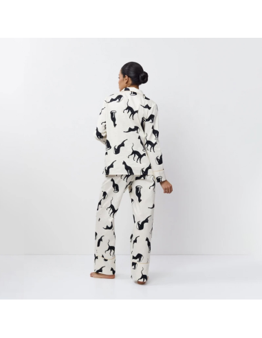 ARUELLE PIGIAMA APERTO DONNA MANICA LUNGA E...