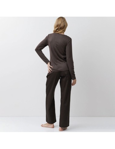 ARUELLE PIGIAMA DONNA GIROGOLA MANICA LUNGA E...