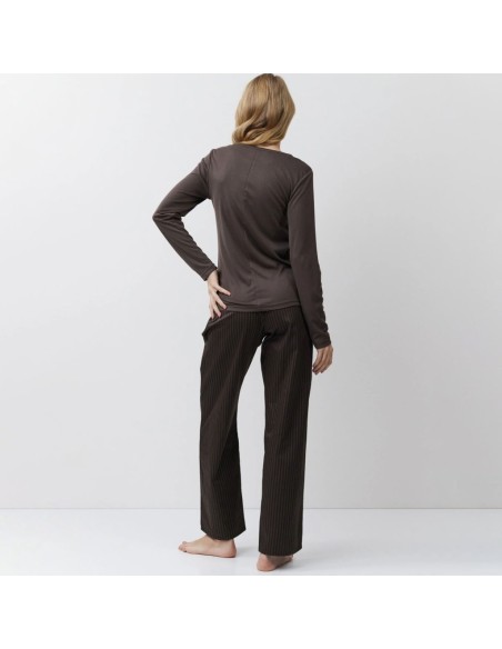 ARUELLE PIGIAMA DONNA GIROGOLA MANICA LUNGA E PANTALONE LUNGO MODAL - NELIA