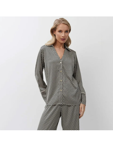 ARUELLE PIGIAMA APERTO DONNA MANICA LUNGA E...