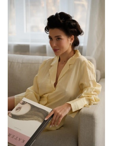 ARUELLE PIGIAMA DONNA ABBOTTONATO MANICA LUNGA...