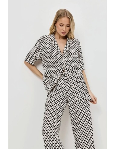 ARUELLE PIGIAMA DONNA ABBOTTONATO MANICA CORTA...