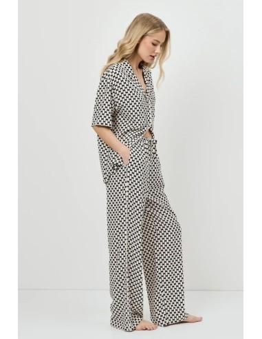 ARUELLE PIGIAMA DONNA ABBOTTONATO MANICA CORTA...