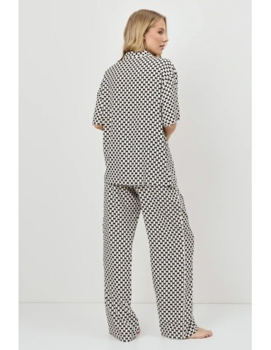 ARUELLE PIGIAMA DONNA ABBOTTONATO MANICA CORTA...