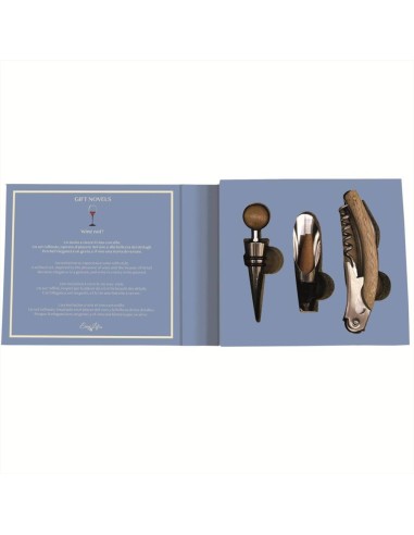 EASY LIFE SET 3 PEZZI VINO - GIFT NOVELS
