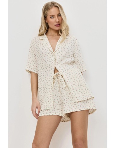 ARUELLE PIGIAMA DONNA ABBOTTONATO MANICA CORTA...