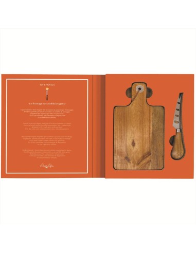 EASY LIFE SET TAGLIERE E COLTELLO FORMAGGIO -...