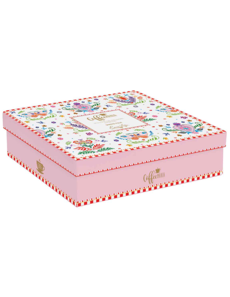 EASY LIFE SET 6 TAZZE CAFFÈ CON PIATTINO 100 ML - SPRING FOLK