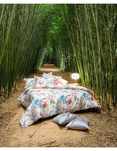 DONDI COMPLETO LENZUOLA-COPRILETTO MATRIMONIALE IN RASO - OPIUM