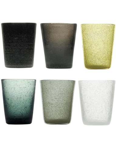 MEMENTO SET 6 BICCHIERI ACQUA 30 CL - GRANITO
