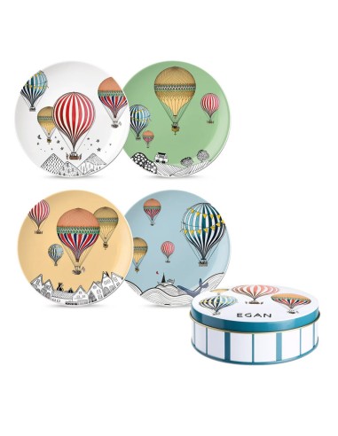 EGAN SET 4 PAITTINI DESSERT Ø19 CN IN...