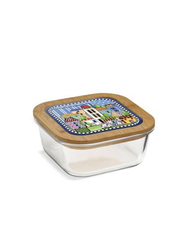 EGAN CONTENITORE IN VETRO CON COPERCHIO 18 X...