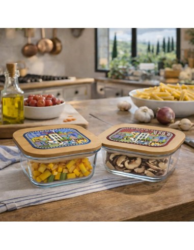 EGAN CONTENITORE IN VETRO CON COPERCHIO 18 X...