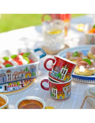 EGAN SET 2 TAZZE CAFFÈ 90 ML IN PORCELLANA -...