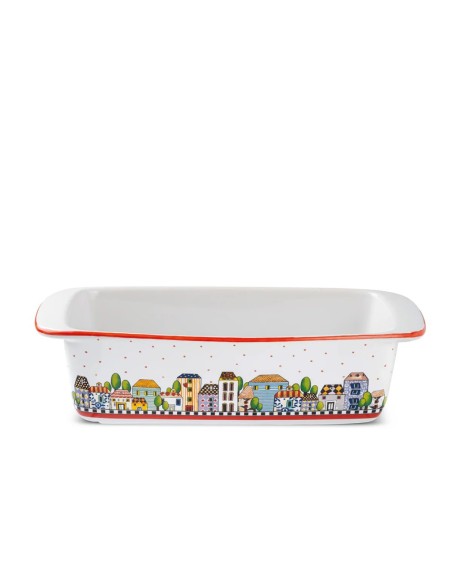 EGAN PIROFILA PER PLUMCAKE 29 X 12 X H8,5 CM IN PORCELLANA - PAESE MIO