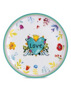 EGAN PIATTO TORTA Ø31 CM IN PROCELLANA - LOVE