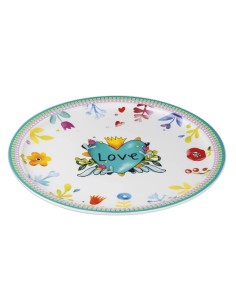 EGAN PIATTO TORTA Ø31 CM IN PROCELLANA - LOVE 2
