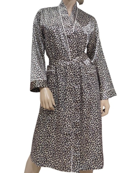 ALBA COMPLETO LINGERIE DA DONNA VESTAGLIA E SOTTOVESTE IN IN RASO