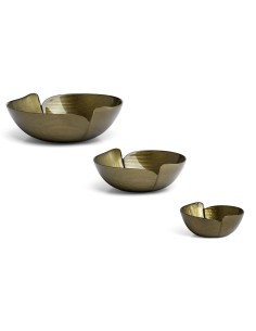 EVVIVA BOLO IN VETRO FORMA FOGLIA 