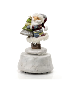 EVVIVA CARILLON BABBO NATALE 11X18 CM - COURMAYEUR 
