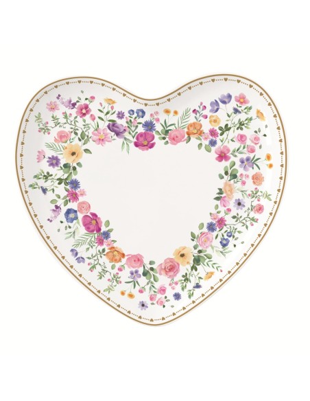 EASY LIFE PIATTO A FORMA DI CUORE 20 CM - MON AMOUR