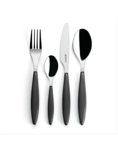 GUZZINI SERVIZIO POSATE 24 PEZZI IN ACCIAIO INOX - FEELING