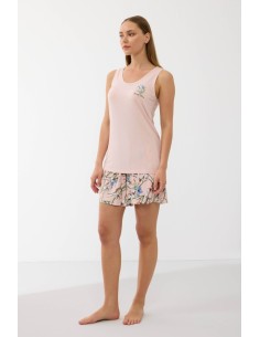 GOLDENBAY PIGIAMA DONNA SPALLA LARGA  E SHORTS IN JERSEY...