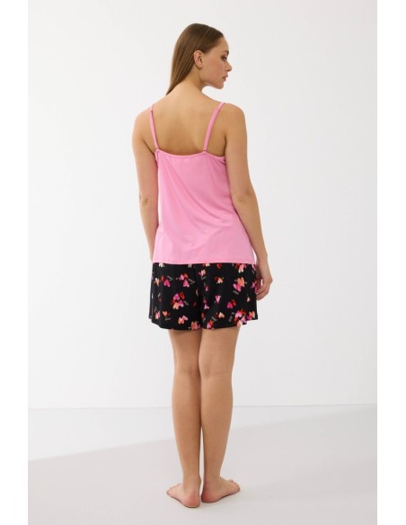 GOLDENBAY PIGIAMA DONNA SPALLA STRETTA E SHORTS IN JERSEY - LURENA