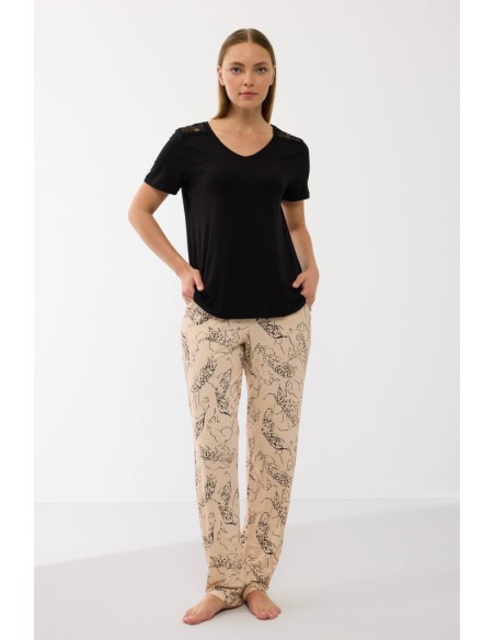 GOLDENBAY PIGIAMA DONNA MEZZA MANICA E PANTALONE IN JERSEY - BELLUNA