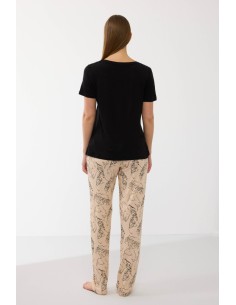 GOLDENBAY PIGIAMA DONNA MEZZA MANICA E PANTALONE IN... 2