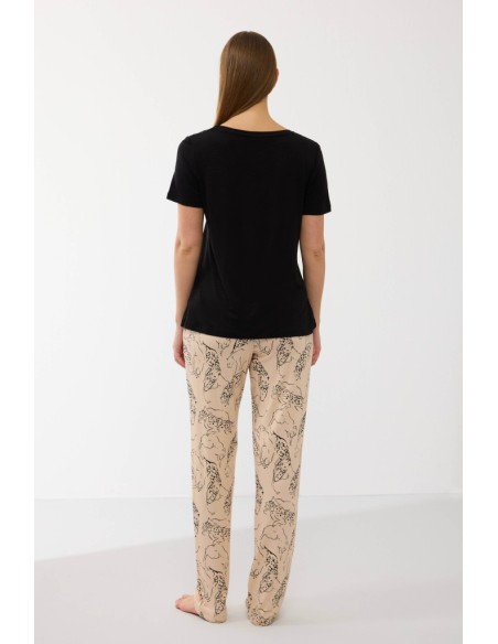 GOLDENBAY PIGIAMA DONNA MEZZA MANICA E PANTALONE IN JERSEY - BELLUNA