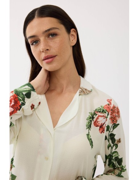 GOLDENBAY PIGIAMA DONNA ABBOTTONATO MANICA LUNGA E PANTALONE IN JERSEY - LYSANDRA