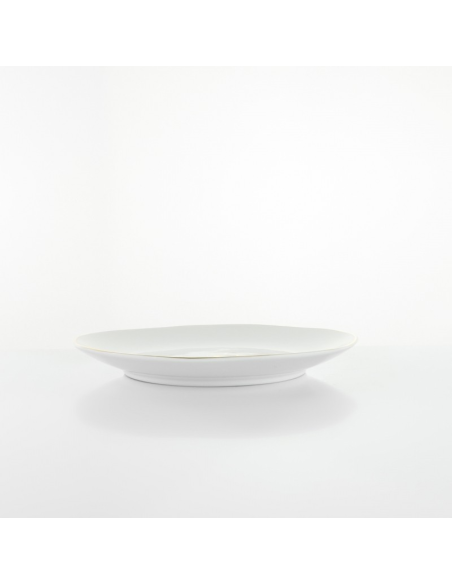 WEISSESTAL PIATTO FRUTTA 20.5 CM IN PORCELLANA - ONIX GOLD DOTS