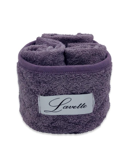 CA' D'ORO CESTINO 3 LAVETTE IN SPUGNA 100% COTONE