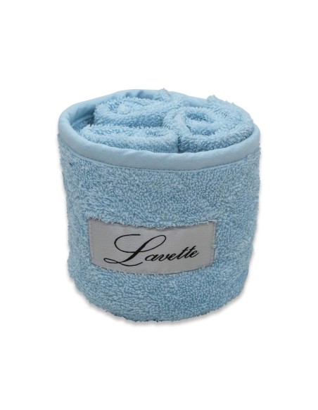 CA' D'ORO CESTINO 3 LAVETTE IN SPUGNA 100% COTONE