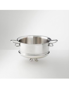 SERAFINO ZANI CASSERUOLA ALTA 2 MANIGLIE IN ACCIAIO INOX... 2