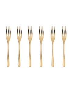 SAMBONET SET 6 FORCHETTE DESSERT - TASTE MIRROR PVD 2