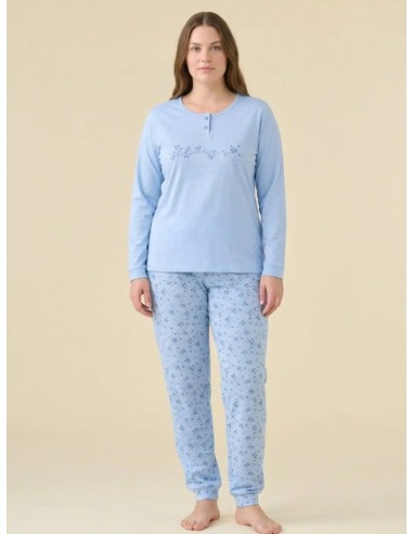 NOIDINOTTE PIGIAMA DONNA SERAFINO MANICA LUNGA...