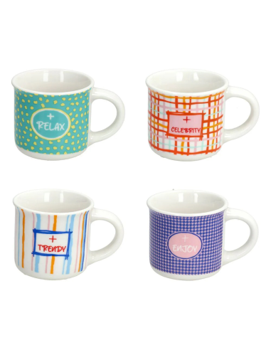 ANDREA FONTEBASSO SET 4 TAZZINE CAFFÈ 65 ML -...