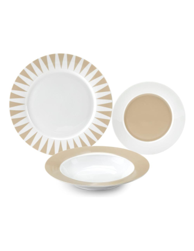 FADE SERVIZIO DI PIATTI 18 PEZZI IN PORCELLANA...