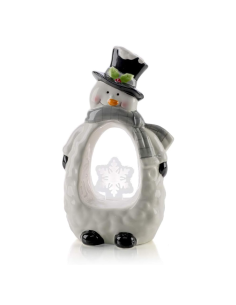 EVVIVA PUPAZZO DI NEVE CON LED H25 CM